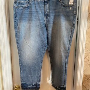 Universal Thread blue burst opaque jeans, size 22WR, NWT